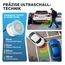 VSG24 Einparkhilfe Set hinten mit 4 Sensoren in Weiß – robuste PDC Parkhilfe für Auto, SUV & Transporter – akustischer Rückfahrwarner, 30–150 cm Reichweite – 12V Nachrüstsystem