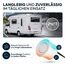 VSG24 Premium Einparkhilfe hinten zum nachrüsten am WOHNMOBIL, PDC Parksensoren hinten mit Stecksystem für einfachste Montage Rückfahrwarner mit Lautsprecher & 6 Sensoren Parkhilfe Nachrüstsatz Weiß