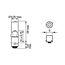 Bosch H6W Pure Light Halogen-Glühlampe für Auto-Scheinwerfer, 12 V 6 W, in Originalqualität - Lampensockel Typ BAX9s - 2er-Pack Ersatz-Scheinwerferlampen, Gelb, gelb