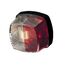 HELLA 2XS 005 639-002 Umrissleuchte - Begrenzungsleuchte - Anhänger - Wohnwagen - Halogen - 6/12/24V - Anbau - ECE - Lichtscheibenfarbe: klar/rot - seitlicher Anbau - Satz