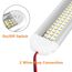 URAQT LED Innenlichtleiste, 120 LEDs, 12V Universal Lichtleiste mit Verlängerungskabel, Weiße Lampe für Fahrzeuge und Anwendungen (4PCS)
