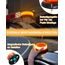 Dinfu Rundumleuchte akku 12V led Warnleuchte magnet 9 Blinkend Leuchtmodi mit Kfz-Ladekabel und USB Kabel für Auto LKW Traktor Golfwagen UTV SUV J-eep