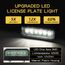 AOHEWEI 2 x LED Kennzeichenbeleuchtung Anhänger Nummernschildbeleuchtung Hinten 12~24V Wasserdicht Perfekt fürs Auto Anhänger LKW oder Boot