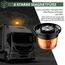 EYPINS 40 LED Rundumleuchte, 40W Auto Warnleuchte, Rundumleuchte Orange, Magnet Warnlicht Blinkleuchte Strobe Beacon Light IP67 für 12V/24V Truck, KFZ, LKW, Traktor | E57 IP67