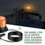 EYPINS 40 LED Rundumleuchte, 40W Auto Warnleuchte, Rundumleuchte Orange, Magnet Warnlicht Blinkleuchte Strobe Beacon Light IP67 für 12V/24V Truck, KFZ, LKW, Traktor | E57 IP67
