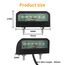 AOHEWEI 2 x LED Kennzeichenbeleuchtung Anhänger Nummernschildbeleuchtung Hinten 12~24V Wasserdicht Perfekt fürs Auto Anhänger LKW oder Boot