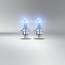 Osram COOL BLUE INTENSE H4, +100% mehr Helligkeit, bis zu 5.000K, Halogen-Scheinwerferlampe, LED-Look, Duo Box (2 Lampen)