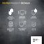 HELLA Valuefit TS1700 LED Arbeitsscheinwerfer 12V - 24V 1700 Lumen Nahfeldausleuchtung starke Lichtleistung in kompaktem Design Offroad LED Scheinwerfer für Traktor Auto LKW SUV ATV -1GA 357 110-012