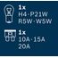 Bosch H4 Minibox Lampenbox - 12 V