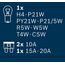 Bosch H4 Maxibox Lampenbox - 12 V
