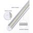 Bonlux 120 LED Auto Innenbeleuchtung, 4 Stück 12V LED Leiste Innenlichtleiste mit Schalter für Wohnmobil Van Bus Caravan Boat Küche Bad Bar LKW, 6500 K, 1800 Lm, Ultrahell