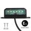 AOHEWEI 2 x LED-Kennzeichenleuchten Hinten Kennzeichenleuchten 12~24V Wasserdicht Perfekt Für LKW-LKW Oder Boot