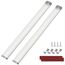 Kriogor 168 LED Innenbeleuchtung, 2 Stück 12V Leiste 2000LM 8W Led Lampe Wohnmobil mit Schalter, 40CM 6000K KFZ Beleuchtung Leiste für Auto Van Bus Caravan Boot Küche LKW Universal
