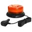 Dinfu LED Rundumleuchte Gelb Warnleuchte Orange 12V LED Rundumkennleuchte mit magnetischem und 9 Modes für Auto Traktor UTV Anhänger SUV J-eep KFZ LKW