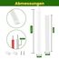 Bonlux 12V LED Lampe Wohnmobil, 12 Volt Leiste für Campingbus, 12V 120LED Streifen & Auto Innenbeleuchtung, Leuchten für Wohnmobil, Caravan, Boot, 4000K, 2 Stück