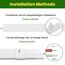 Bonlux 12V LED Lampe Wohnmobil, 12 Volt Leiste für Campingbus, 12V 120LED Streifen & Auto Innenbeleuchtung, Leuchten für Wohnmobil, Caravan, Boot, 4000K, 2 Stück