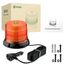 EYPINS Rundumleuchte 12V 24V 72 LED-Warnleuchte Auto, Gelb Rundumleuchte Magnet 6 Blitzmuster Blinklicht Auto, 5M Kabel Warnlicht Blinkleuchte Strobe Beacon Light für Truck KFZ LKW Traktor SUV