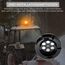 Justech 40 LEDs Warnleuchte Rundumleuchte 360° Gelb Blitzleuchte 7 modus mit 5m Netzkabel Doppelter Schraube 12V / 24V Warnlicht mit Magnetfuß Notfallblinklampe Magnet Transparent für Auto LKW usw