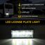 AOHEWEI 2 Stück LED-Kennzeichenbeleuchtung Rückleuchten 12/24 V wasserdicht Perfekt für PKW, Anhänger, LKW oder Boot