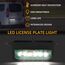 AOHEWEI 2 x LED-Kennzeichenleuchten Hinten Kennzeichenleuchten 12~24V Wasserdicht Perfekt Für LKW-LKW Oder Boot