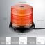 Justech 72LED Warnleuchten Notbeleuchtung Rundumleuchte 16x16x12.5cm Blitzleuchte 6 Blitzmuster mit 5m Netzkabel 12/24V Amber Notfallblinklampe Magnetfuß mit E57 Zulassung und Zigarettenanzünde