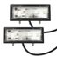 AOHEWEI 2 Stück LED-Kennzeichenbeleuchtung Rückleuchten 12/24 V wasserdicht Perfekt für PKW, Anhänger, LKW oder Boot