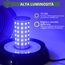 EYPINS Rundumleuchte 12V 24V 72 LED-Warnleuchte Auto, Blau Rundumleuchte Magnet 6 Blitzmuster Blinklicht Auto, 5M Kabel Warnlicht Blinkleuchte Strobe Beacon Light für Truck KFZ LKW Traktor SUV