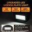 AOHEWEI 2 x LED-Kennzeichenbeleuchtung, Rücklicht für das hintere Kennzeichen, 12/24 V, wasserdicht, ideal für PKW, Anhänger, LKW oder Boote