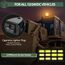 EYPINS Rundumleuchte 12V 24V 72 LED-Warnleuchte Auto, Gelb Rundumleuchte Magnet 6 Blitzmuster Blinklicht Auto, 5M Kabel Warnlicht Blinkleuchte Strobe Beacon Light für Truck KFZ LKW Traktor SUV