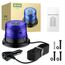EYPINS 40 LED Rundumleuchte, 40W Auto Warnleuchte, Rundumleuchte Blau, Magnet Warnlicht Blinkleuchte Strobe Beacon Light mit 5 Meters-Kabel für 12V/24V Truck, KFZ, LKW, Traktor | E57 IP65