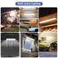 Kriogor 120 LED Innenbeleuchtung, 12V Leiste 1600LM 6W Led Lampe Wohnmobil mit Schalter, 30CM 6000K KFZ Beleuchtung Leiste für Auto Van Bus Caravan Boot Küche LKW Universal