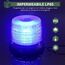 EYPINS Rundumleuchte 12V 24V 72 LED-Warnleuchte Auto, Blau Rundumleuchte Magnet 6 Blitzmuster Blinklicht Auto, 5M Kabel Warnlicht Blinkleuchte Strobe Beacon Light für Truck KFZ LKW Traktor SUV
