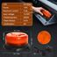 Dinfu LED Rundumleuchte Gelb Warnleuchte Orange 12V LED Rundumkennleuchte mit magnetischem und 9 Modes für Auto Traktor UTV Anhänger SUV J-eep KFZ LKW