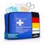 Thomatex® KFZ Verbandstasche 2026/2027 [DIN 13164-2022] – Kompakter Verbandskasten – Lange Haltbarkeit – Erste-Hilfe-Set, StVO-konform – Blau