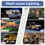 Kriogor 168 LED Innenbeleuchtung, 4 Stück 12V Leiste 2000LM 8W Led Lampe Wohnmobil mit Schalter, 40CM 6000K KFZ Beleuchtung Leiste für Auto Van Bus Caravan Boot Küche LKW Universal