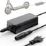 Mezelon E Scooter Ladegerät, Ladekabel 54.6V 2A für Xiaomi 4 Pro Max, 4 Pro Plus, 5 Max, Segway MAX G3/ZT3/ZT3 Pro/F3/F3 Pro/GT3, 48V Akku Elektro Scooter Schnellaufladen für Xiaomi Scooter Elektrisch