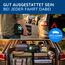 FLEXEO KFZ-Verbandtasche nach aktueller DIN 13164 | Europaweit gültig, gemäß StVZO | inkl. 2 med. Gesichtsmasken | Erste Hilfe Tasche, Set, Verbandskasten, Auto, PKW | Schwarz