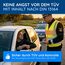 FLEXEO KFZ-Verbandtasche nach aktueller DIN 13164 | Europaweit gültig, gemäß StVZO | inkl. 2 med. Gesichtsmasken | Erste Hilfe Tasche, Set, Verbandskasten, Auto, PKW | Schwarz