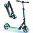 BELEEV Big Wheel Scooter mit LED Leuchtenden Lenksäule, Deck, Höhenverstellbar, ABEC-9, 200mm Räder,Federung,Tragegurt, Faltbare Cityroller Kinder ab 6 Jahre,Jugendliche,Erwachsene, Tretroller