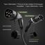 ECOPOINT Typ 2 Ladekabel für Elektrofahrzeuge, 22 kW, tragbares 3-Phasen 32A,Mennekes Mode 3 Ladekabel für EV und PHEV (5M Spiral Kabel)