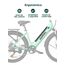 MileCity1 26" E-Bike für Erwachsene, 7 Gang Elektrofahrrad mit Austauschbarem 36V 13Ah Akku, 25 km/h und 80–100km Reichweite E-Bike für Städtische Pendler, IP65 Wasserdicht (MileCity1, Grau)
