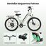 Touroll J1 Pro E-Bike 27,5 Zoll Tiefeinsteiger Elektrofahrrad für Damen Herren, 250W Pedelec mit Hydraulischen Scheibenbremsen, 36V 15,6Ah Akku bis 100km, 7-Gang Citybike mit StVZO, Grün