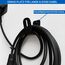 EVify Typ 2 Wandhalterung, Ladekabel Halterung • Stabile Wallbox Kabelhalterung mit glatten Kanten, inkl. Montagezubehör
