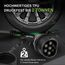 ECOPOINT Typ 2 Ladekabel für Elektrofahrzeuge, 22 kW, tragbares 3-Phasen 32A,Mennekes Mode 3 Ladekabel für EV und PHEV (7,5M Spiral Kabel)