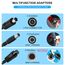Mezelon E Scooter Ladegerät, Universal 42V 2A Ladekabel für 36V Akku Elektroroller/Hoverboard/E-Bike, AC Netzteil Ladegerät mit 3 Anschlussköpfen Ausgestattet