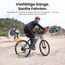 Touroll U1 E-Bikes, 26/29 Zoll E Bike Herren Damen mit Abnehmbarer 36V 13Ah Akku, 250W Motor MTB, E-Mountainbike mit 21 Gang, Elektrofahrrad Reichweite über 65KM, CST Off-Road-Reifen