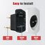 MCEVKELN Typ 2 Wandhalterung Ladekabel Wandhalter Wallbox Kabelhalter Typ 2 Steckerhalter Dock für EV Ladegerät IEC 62196-2 Holder Halterung Wallbox Zubehör - Weiß