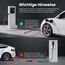 GONEO Typ 2 Ladekabel 11kW 16A 10M Ladekabel für Elektroauto Dreiphasen Schutzart IP54 und UL94 V-0 Modus 3 Versilberte Kontakte Halogenfrei Geeignet für EV PHEV BEV mit Tragetasche