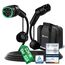 GONEO Typ 2 Ladekabel 22kW 5M 32A Ladekabel Elektroauto Typ 2 3 Phasig für E Auto EV/PHEV Modus 3 mit Tasche Geeignet für Model S/3/X/Y e-Golf ID.3 i3/i8