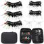 HMSQD 82 Stk Auspinnwerkzeug KFZ Set, Automotive Terminal Removal Tool Kit, Entriegelungswerkzeug Kfz Stecker Klemmen Ausbauwerkzeug für die meisten Kabelstecker, Kabelbaum Terminal Spezialwerkzeug